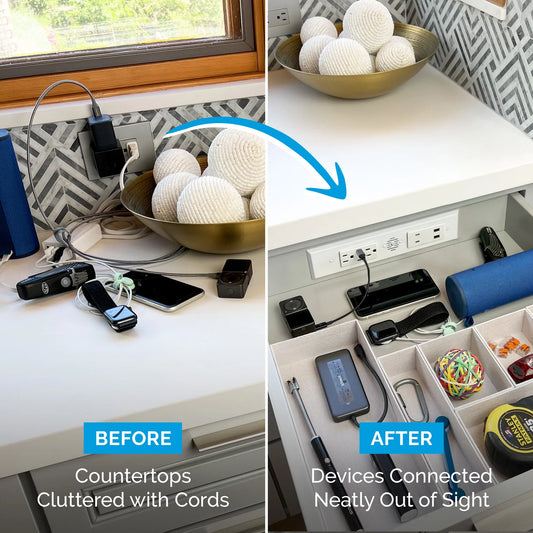 How In-Drawer Outlets Can Transform Your Space